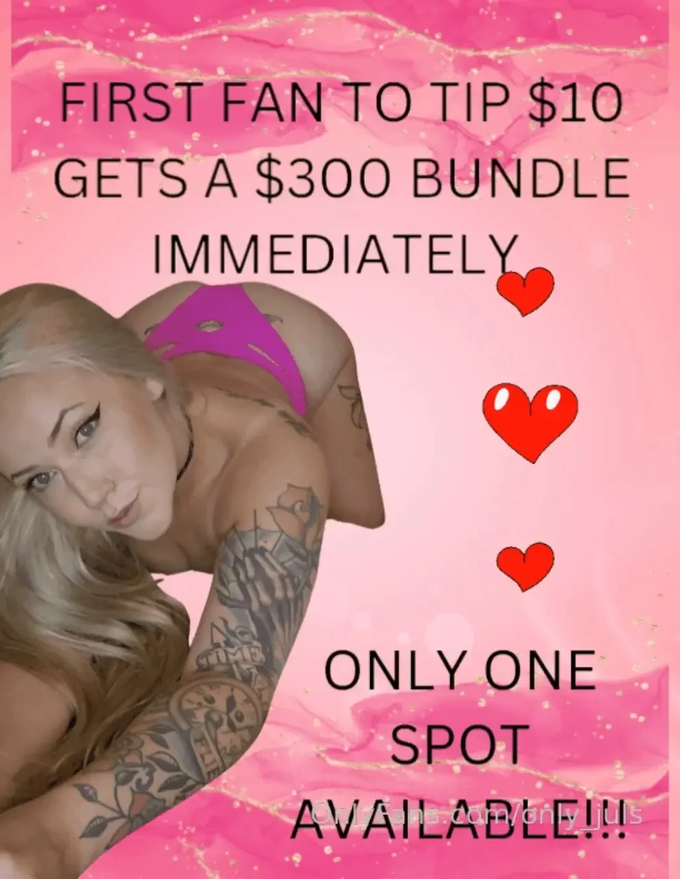 First fan only 10 for a bundle worth 300 