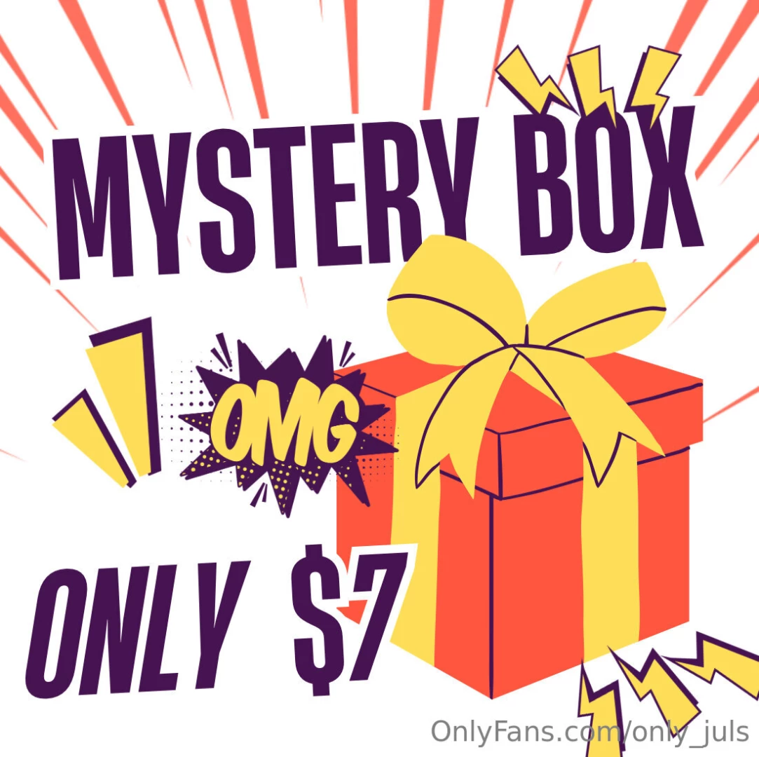 Mystery box alert tip 7 now and unlock a sexy mystery box surprise 