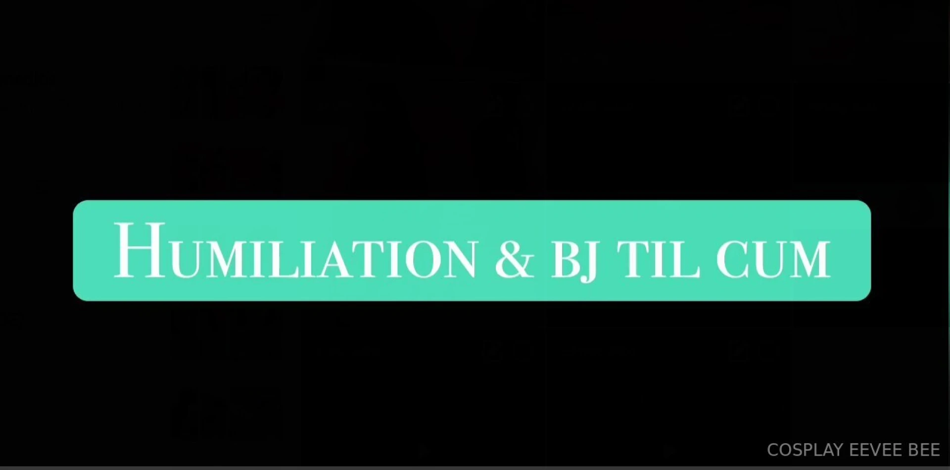 Humiliation amp bj til cum ginger is submissive obedient and i give 