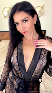 The transparency adds mystery but the smile hints at more want to know part 2