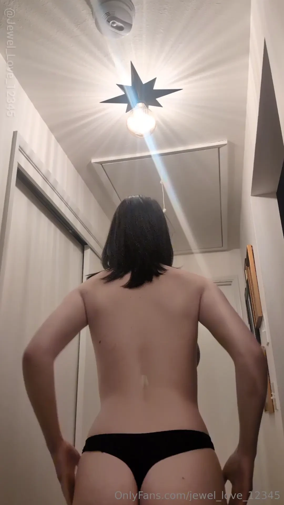 Always a good idea to strip off some more clothes in the hallway 