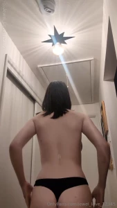 Always a good idea to strip off some more clothes in the hallway