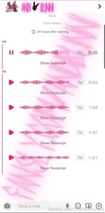 Cooming soon snapchat audio from your goth gf bun i was so horny while