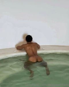 Just chilling by the hot tub wanna join part 3