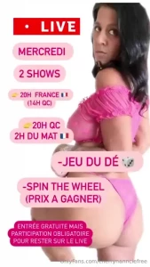 Live live live je serai en live ici demain 14h 20h et 20h 2h -