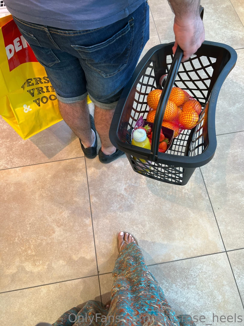 Shopping with my slave 