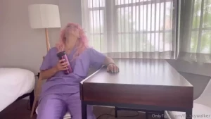 Nurse s smelly feet after a long shift
