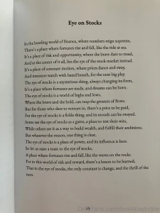 Some titles of my poems in my first 101 poem book i didn t fix the part 2