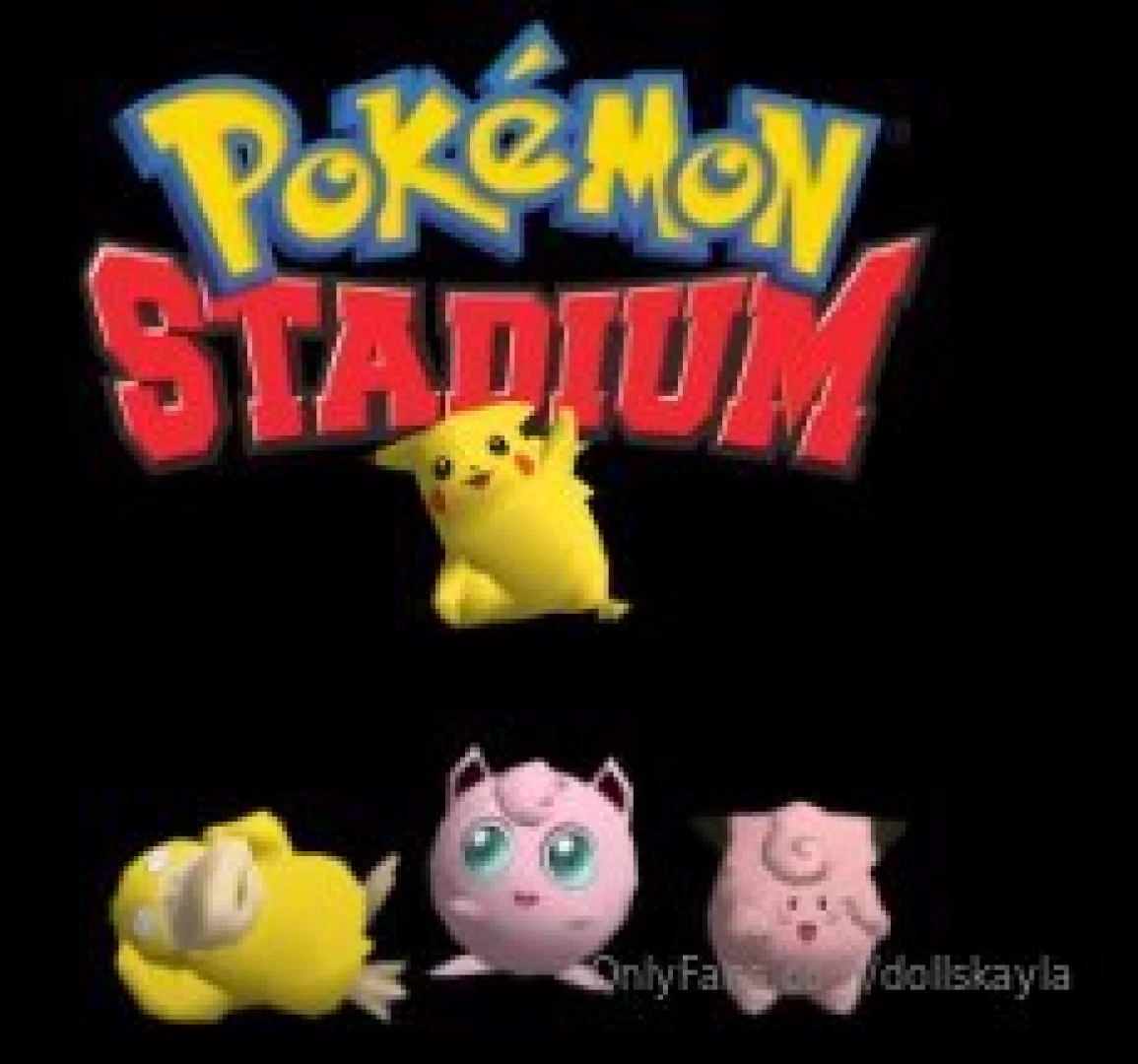 Pokemon stadium on 64 best game ever ngl 