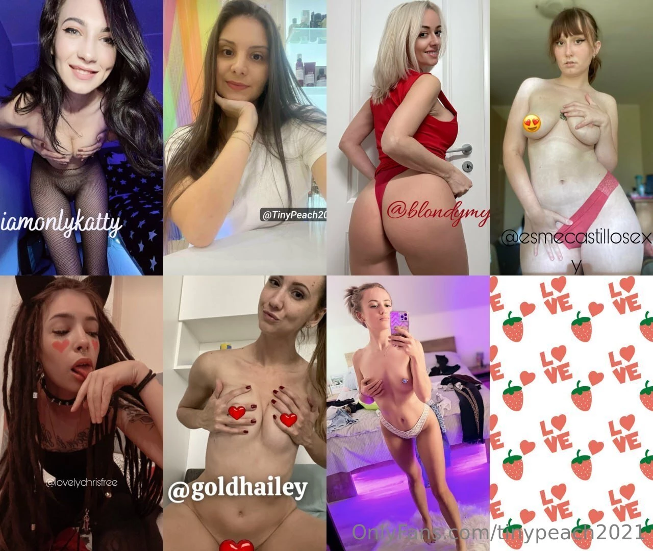 Iamonlykatty tinypeach2021 blondymyra esmecastillosexy lovelychrisfree 