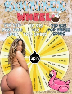 Summer wheel of fortune the w the that i have to offer 10 - one spin