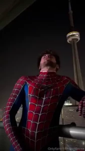 You caught me looks like you get to play with my web slinger and taste