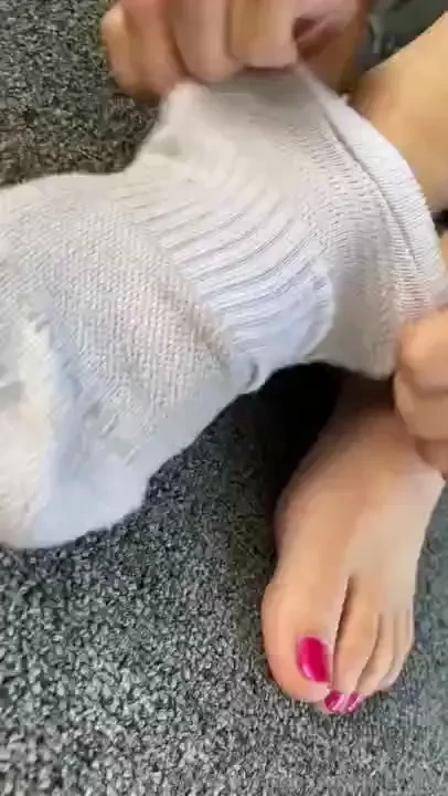 Socks on haha 