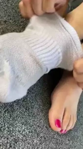 Socks on haha