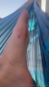 Chillin at the beach got a boo boo on my foot