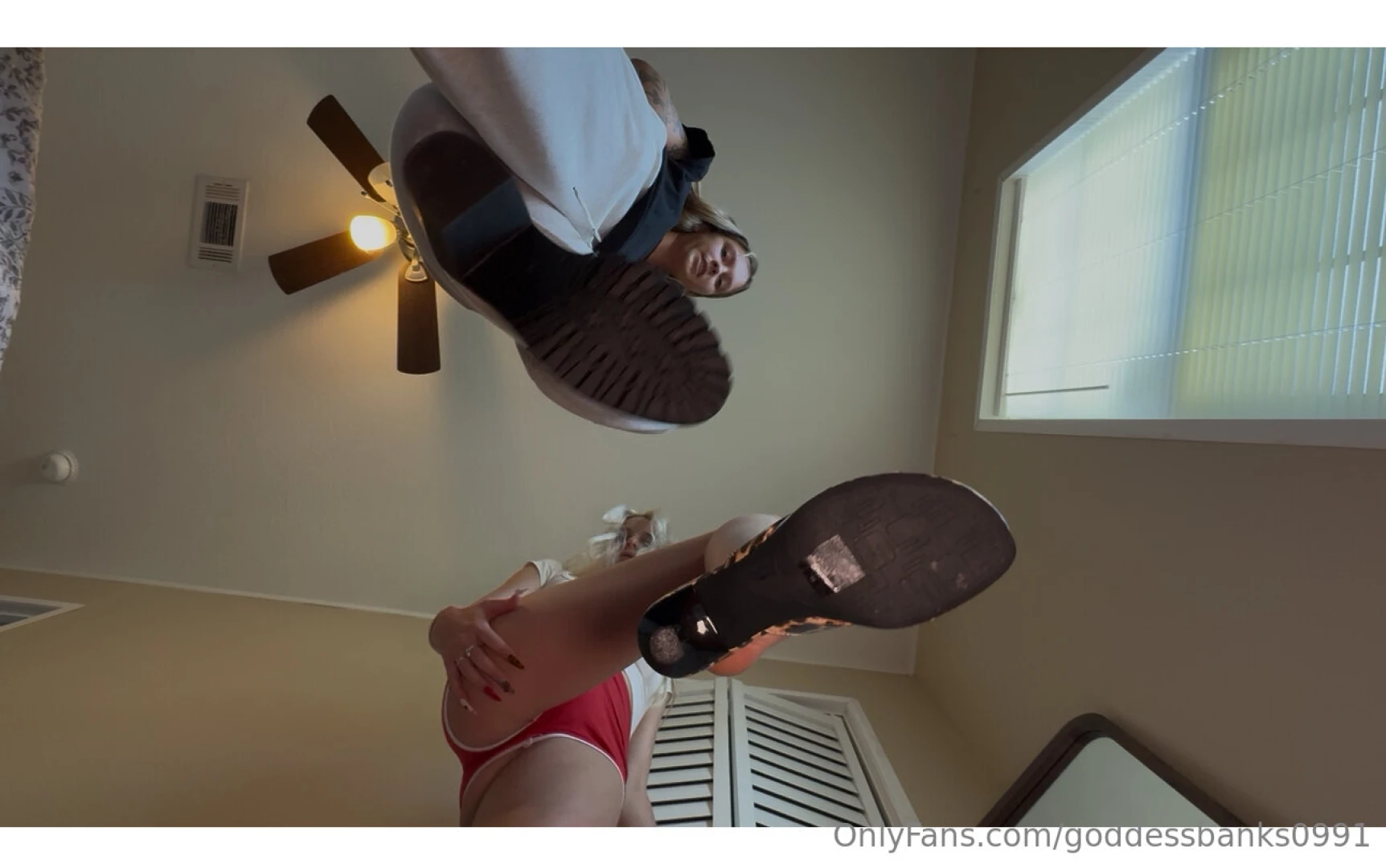 Watch as us giantess saw you trying to take out snacks so we stop you 