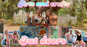 Feet amp crafts with your favorite halee banks and kristina babe