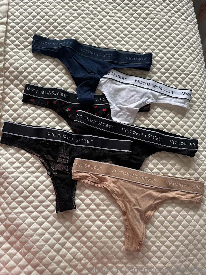 New thongs from victoria secret would you like to see me in those make part 1 