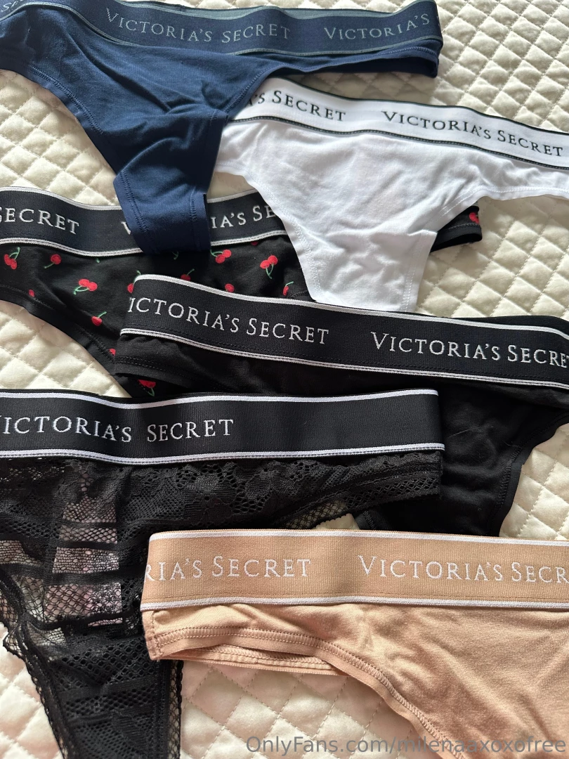 New thongs from victoria secret would you like to see me in those make 