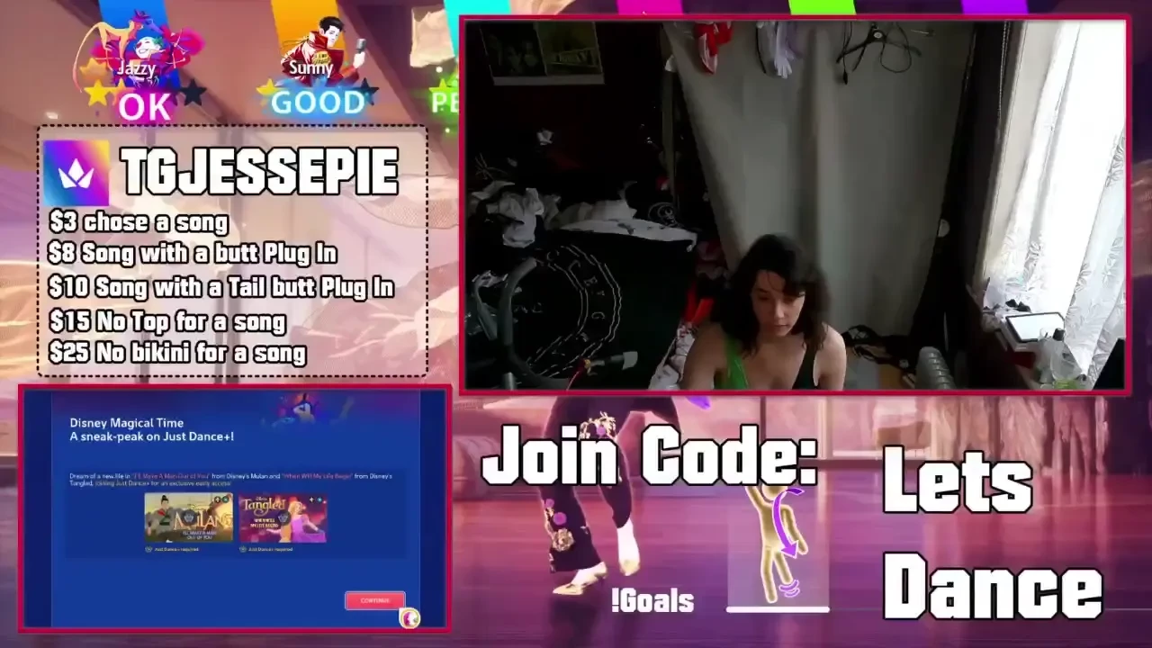 First ever just dance bikini stream 