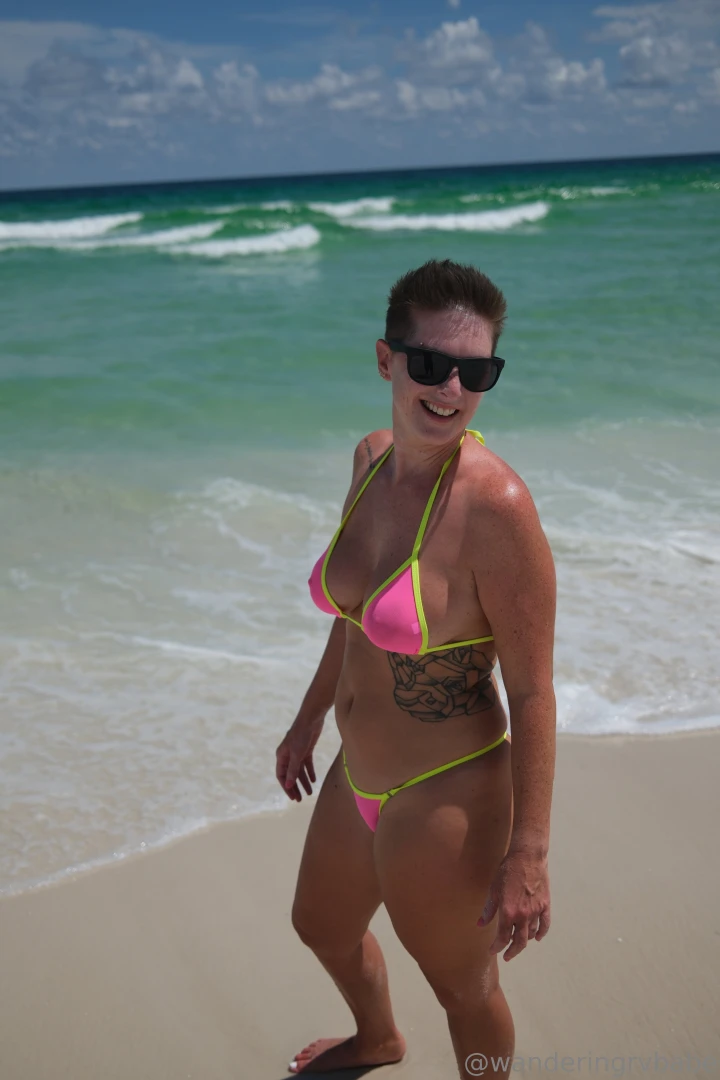 See through pink bikini at the beach oh my see more at rvbabe part 3 