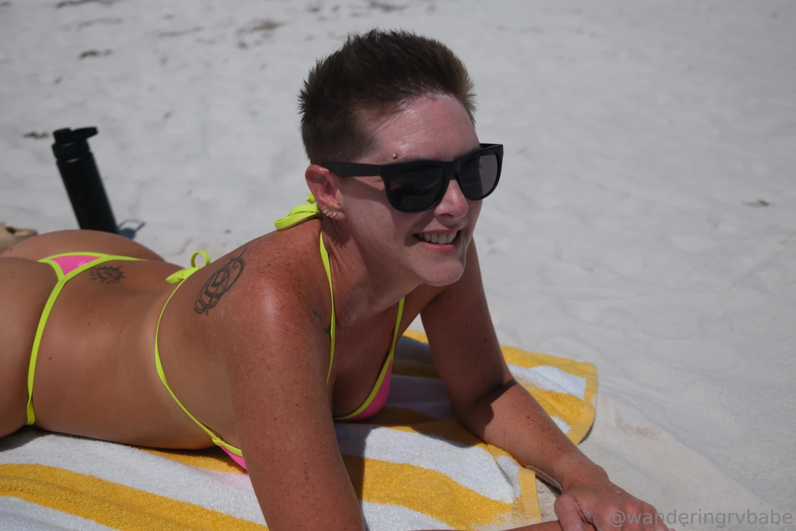 See through pink bikini at the beach oh my see more at rvbabe part 2 