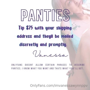 Tip via messages with your shipping address