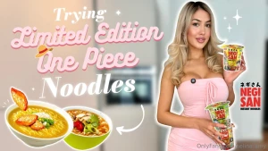 My newest video for oftv is up now watch me taste special one piece