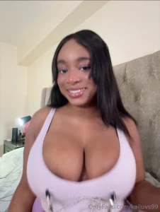 Putting my nipple clamps on and showing them off now time to play with