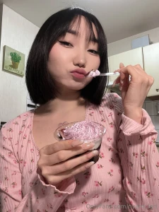 Want a bite nope all mine nom-nom