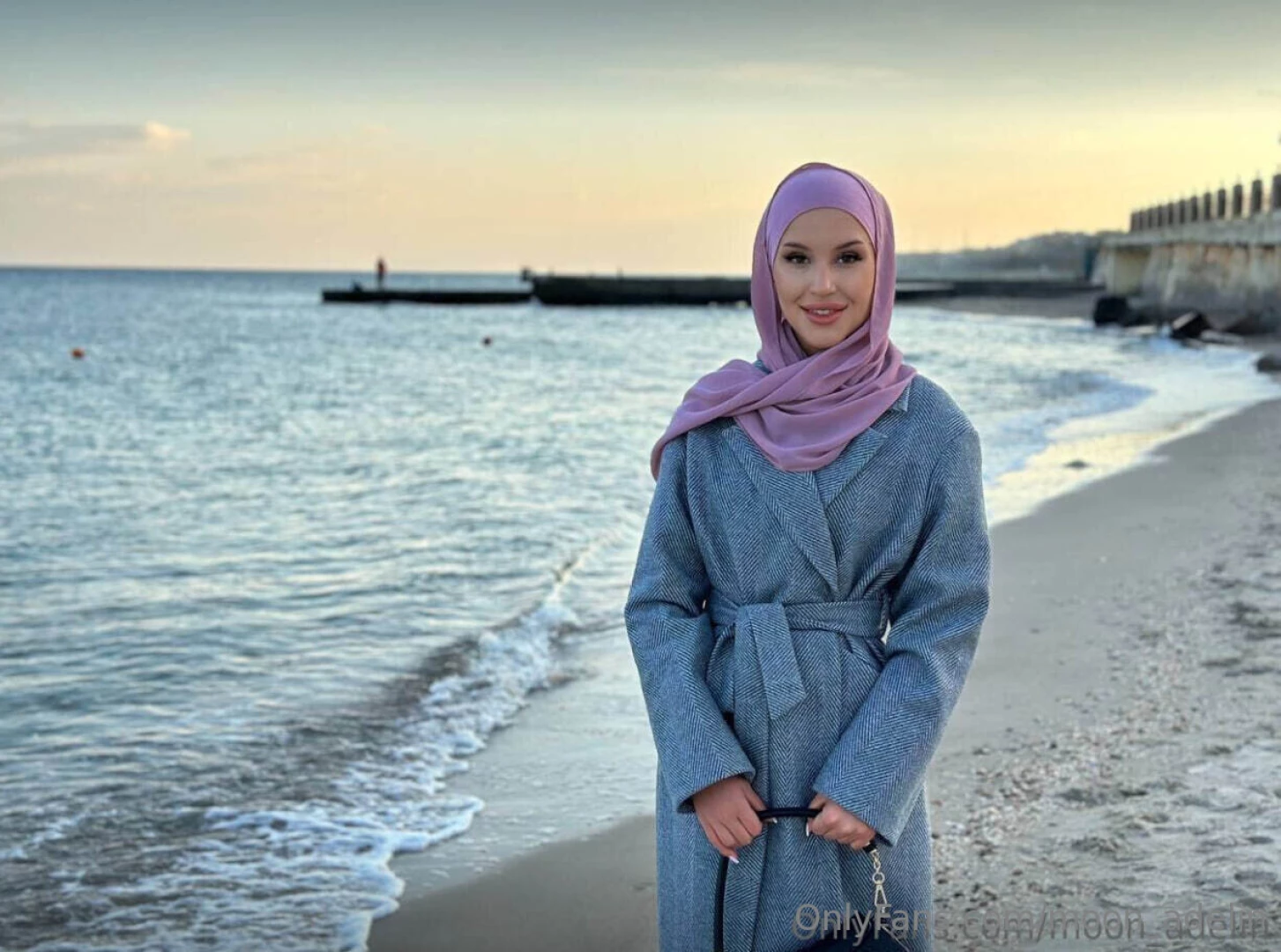 The autumn sea is a special magic fresh air silence and deserted 