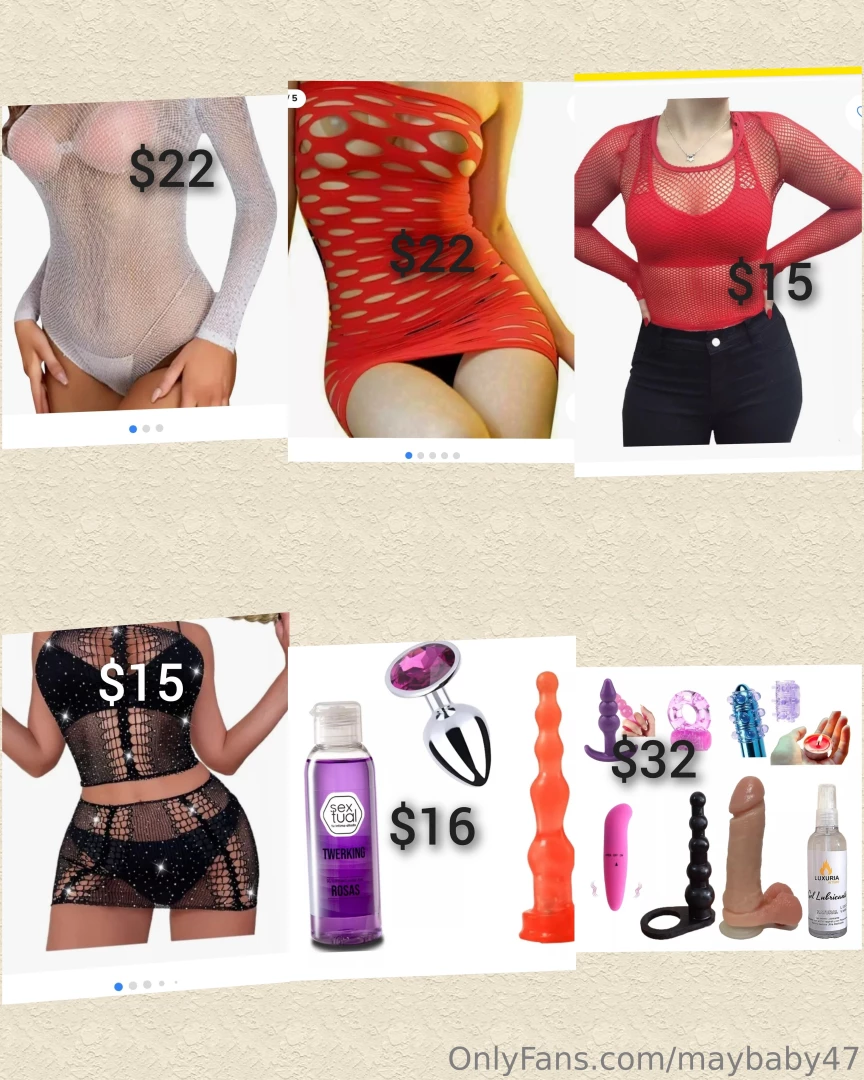 Wish list for my birthday you will have exclusive use of each gift 