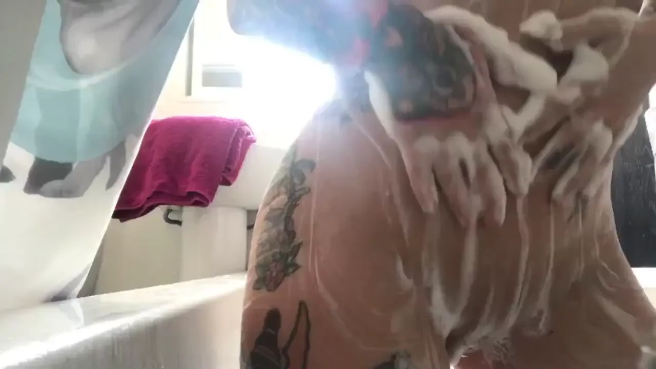 Wee bit of soapy fun this morning 