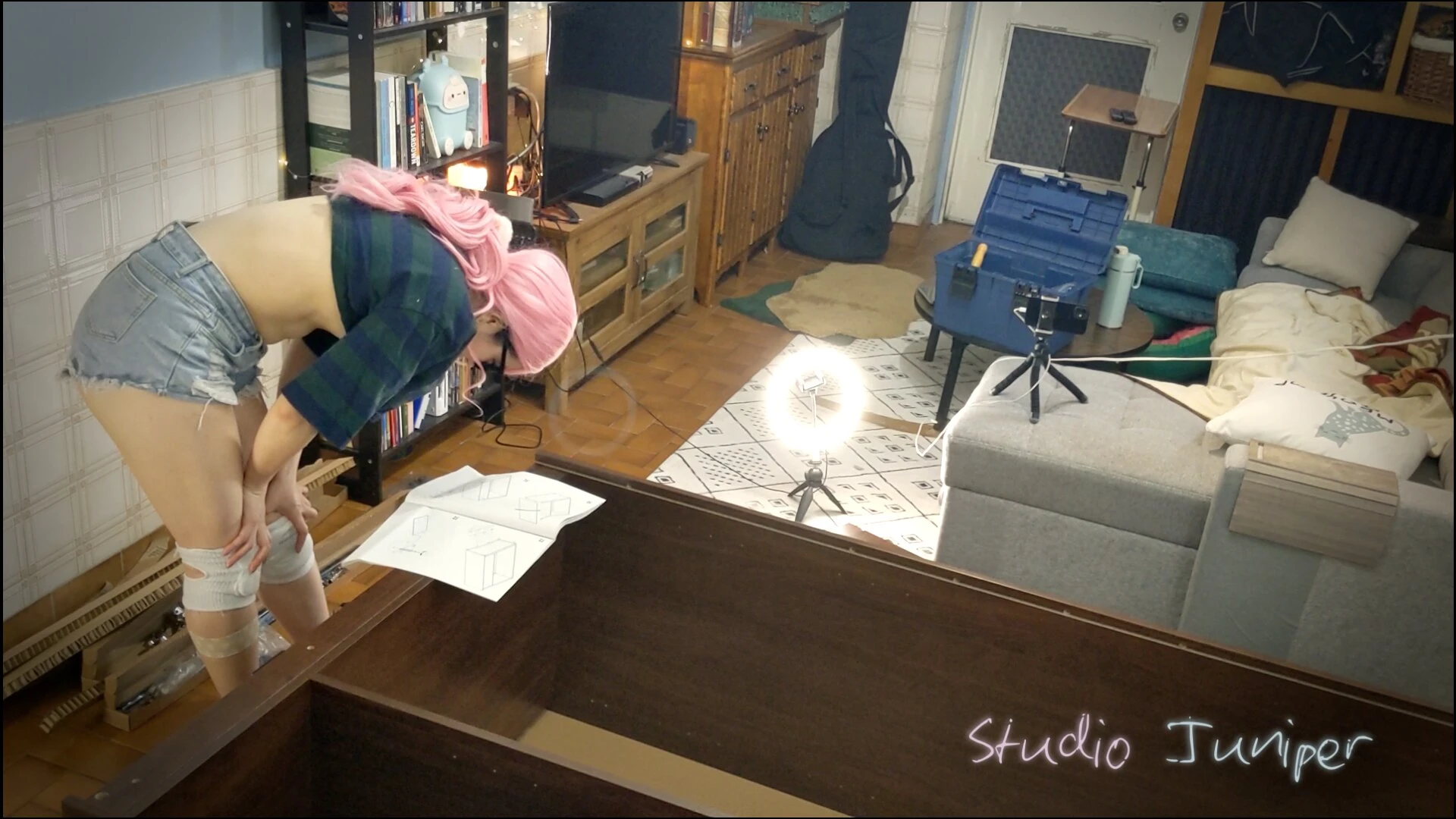 All 3 angles building the wardrobe part 3 finished mostly do my tits part 1 