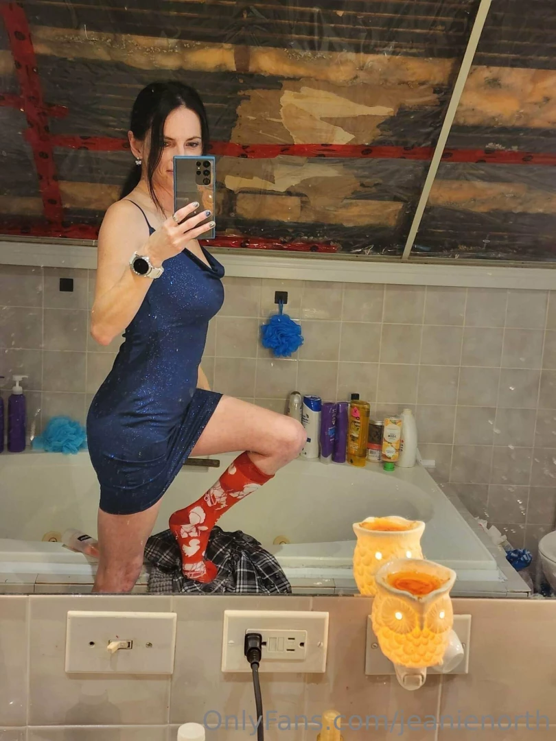 Fun xmas socks and a pretty dress because i m awesome 