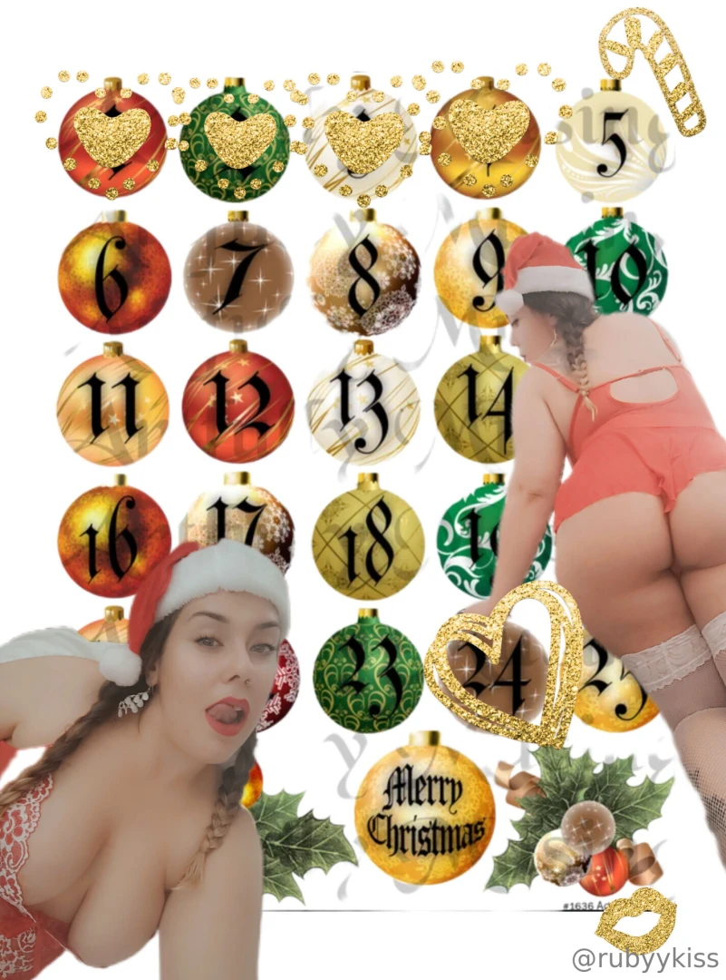 My hottest and naughtiest birthday calendar this christmas how about 