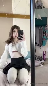 Dont mind me just playing dress up alone in my room sure hope no