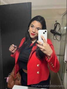 Business on top but you should see what s under the blazer