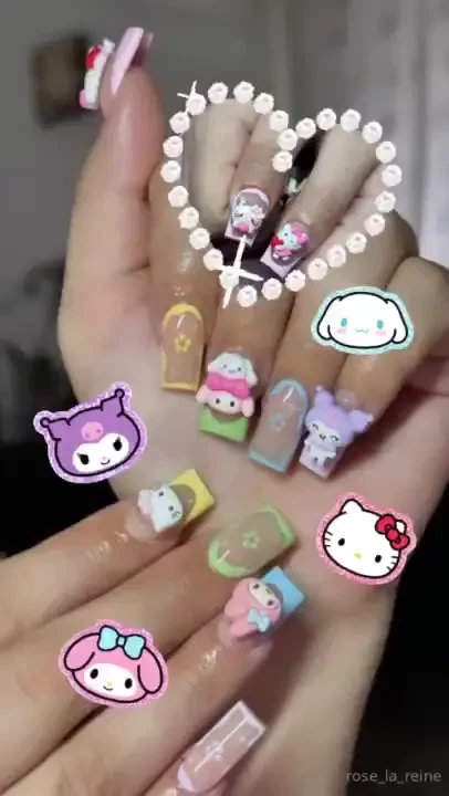 New nails be my daddy and help pay for them 