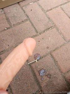 Just a bit of throat training in my greenhouse wow that got messy