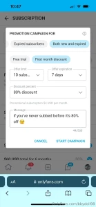 If you ve never subbed to my paid page before it s 80 off cheapest it