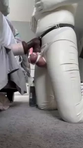 The only was a sissy like me is allowed to cum 3