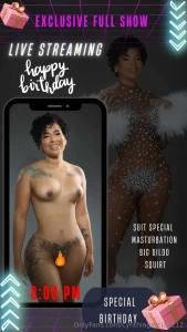 Exclusive show my birthday is coming up and i want to spend it with