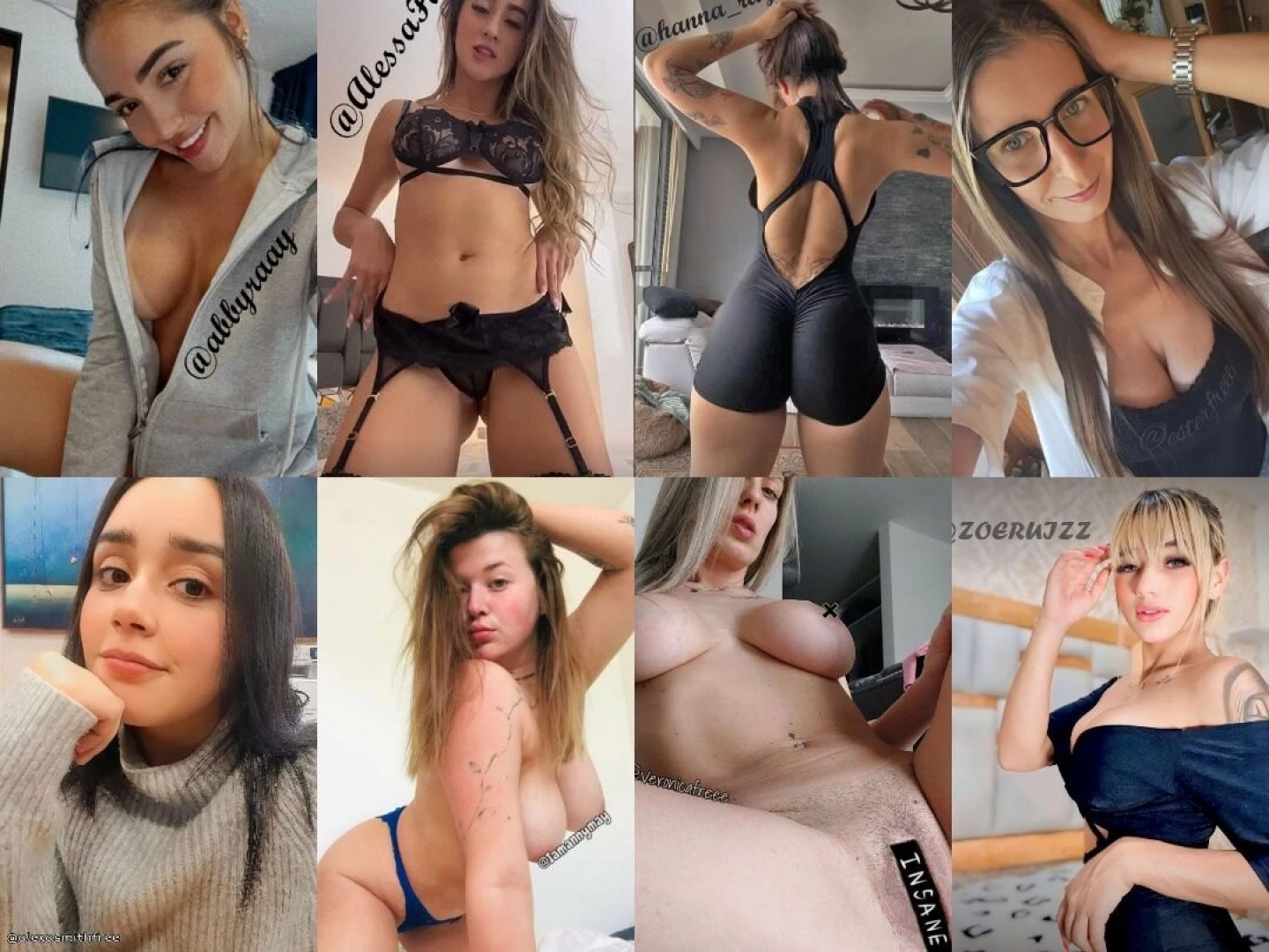 Abbyraay alessafiore hanna_ray esterfreee alexasmithfree iamannymay part 1 