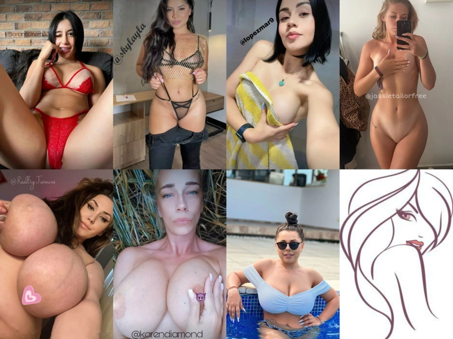 Subscribe for more ariana_mora33 skylayla lopezmar9 jassietailorfree 