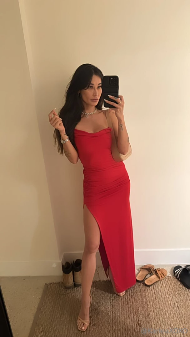 Isn t there a saying about a woman in a red dress if you can think of 