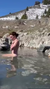 Who wants to go skinny dipping in a hot spring