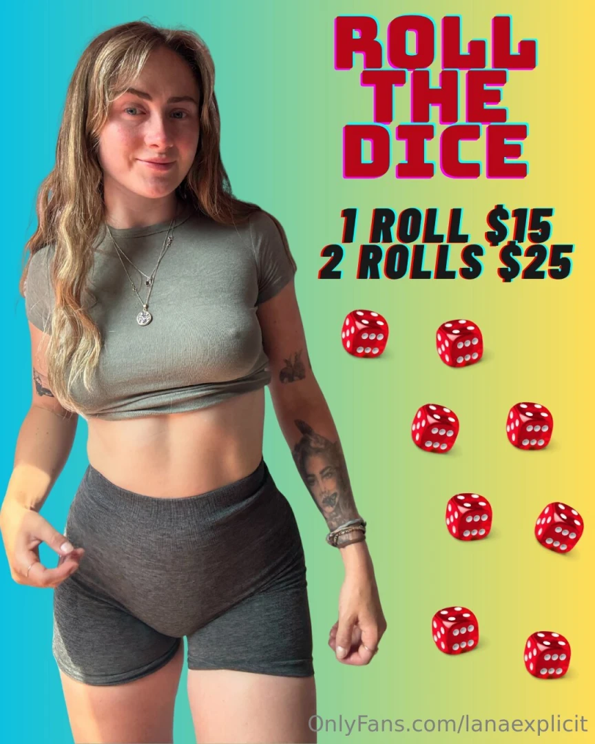 Roll the dice let the dice choose which videos you get 1 sex-tape 