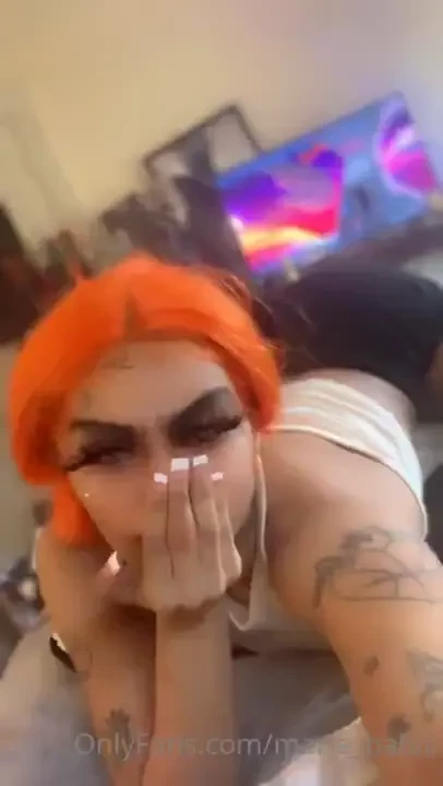 I look sexy bent over with my orange hair part 10 