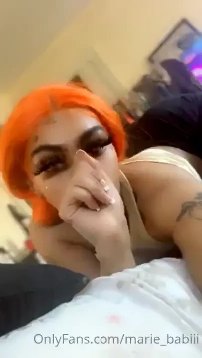 I look sexy bent over with my orange hair part 5 